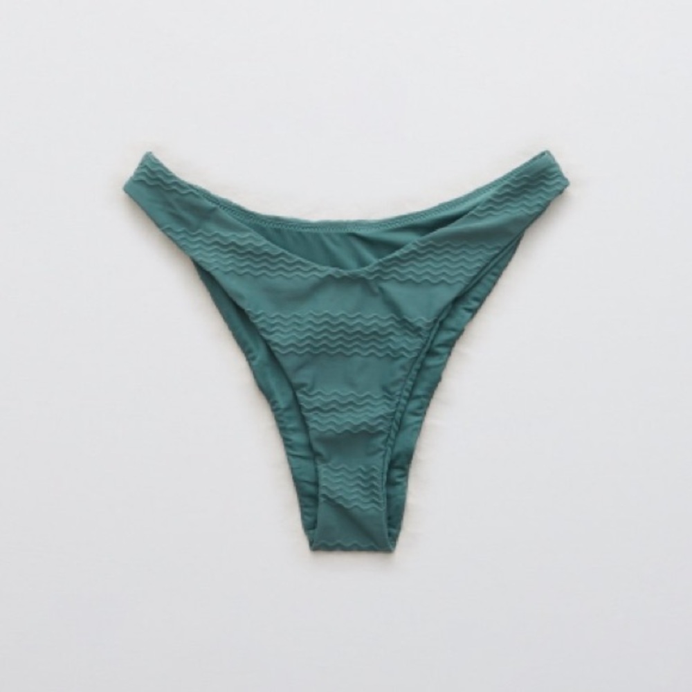 Aerie Cheeky Bikini Bottom - Teal